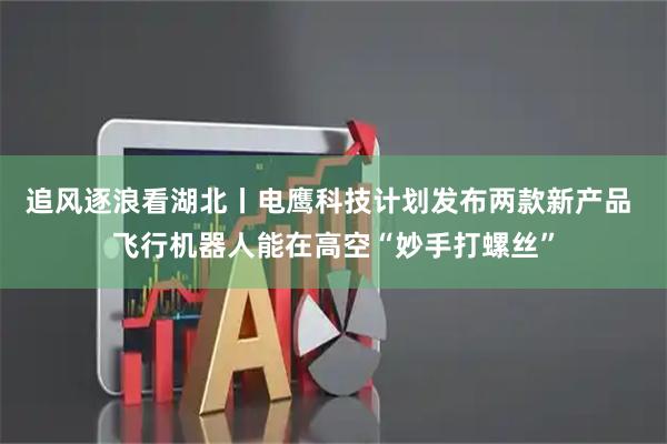 追风逐浪看湖北丨电鹰科技计划发布两款新产品 飞行机器人能在高空“妙手打螺丝”