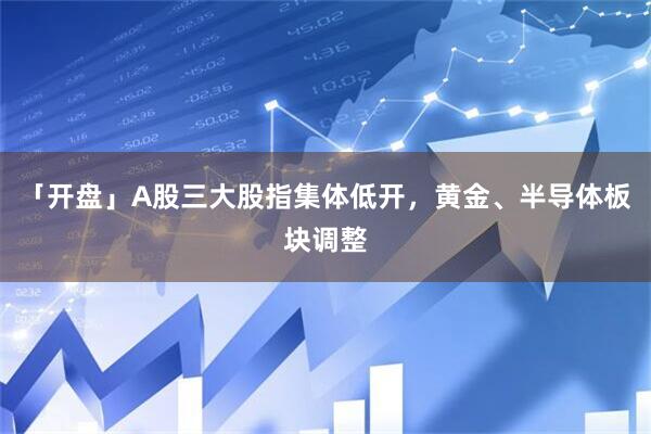 「开盘」A股三大股指集体低开，黄金、半导体板块调整